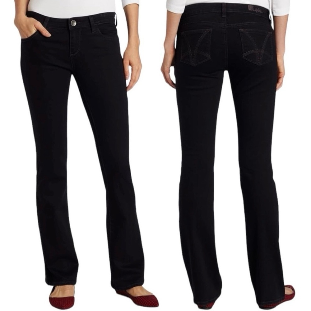 Kut from the Kloth Farrah Baby Bootcut Size 4 Black NWT